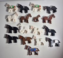 LEGO Pferde 17 Stück mit Zubehör