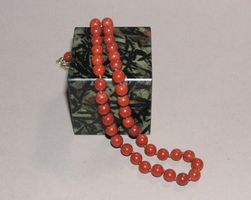 HALSKETTE ROTER JASPIS