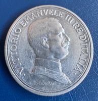 2 Lire 1916 Vittorio Emanuelle III Silber