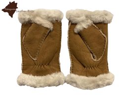 Schaffell Handschuhe fäustlinge Größe 7