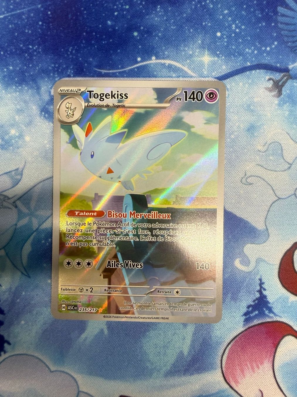 Pokémon Carte collezionabili: Togekiss AR - ASC 235 FR – Nuovo (secondo la descrizione) da Courgenay venduto da ScamBoxOff