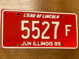 USA Nummernschild Illinois 1995