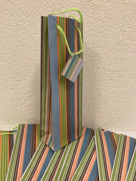 Now Designs Lewis Servietten (4 Stück) – Gestreift, 50,8 Cm, 100% Baumwolle, Maschinenwaschbar