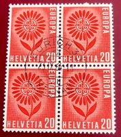 4 er Block Nr.410 mit Stempel Zürich
