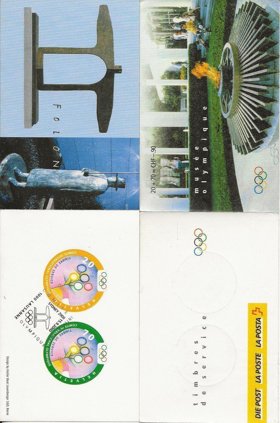 Tutti i francobolli: Carnet Musée Olympique FDC – Usato da Sion venduto da PierreP01