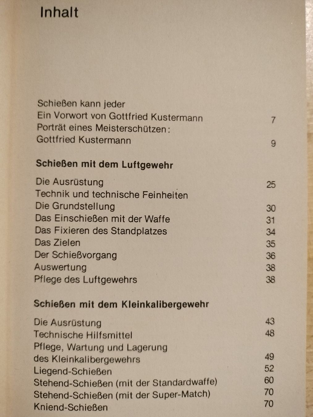 Bücher: Sportschiessen Büchlein von 1978 – Gebraucht aus Schwanden Sigrisw von cadieux71 2
