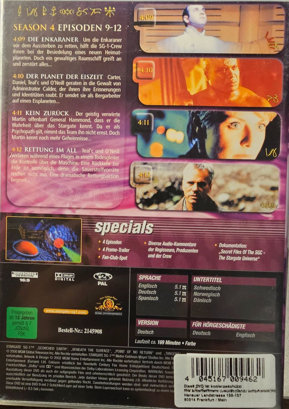 Alle DVDs: Stargate Kommando SG 1 Volume 16 – Gebraucht aus Wahlen b. Laufen von Cg10 1