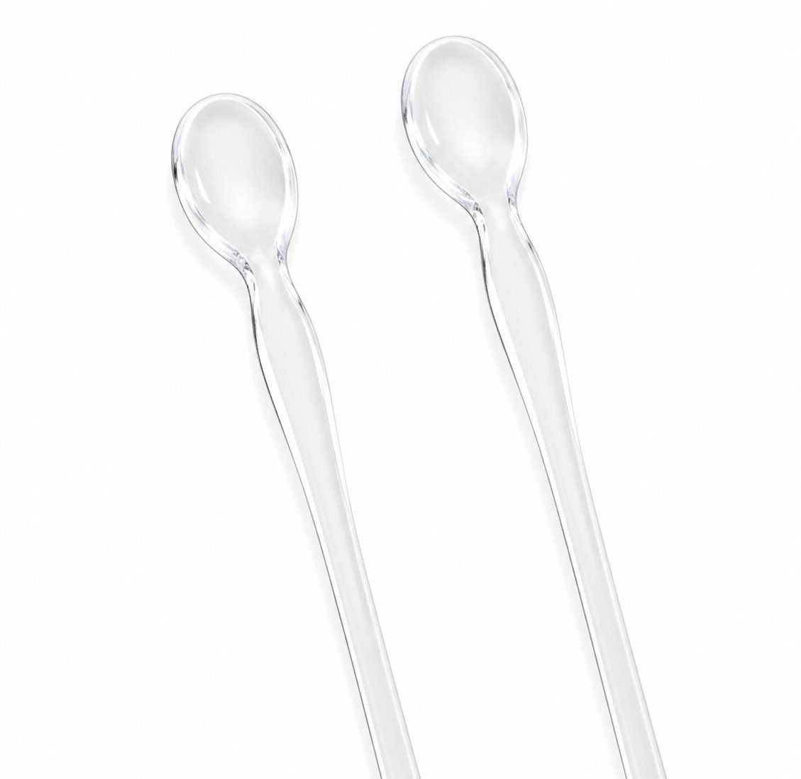 Cucchiai: 2x Rührstäbchen Transparent Hartplastik – Nuovo (secondo la descrizione) da Fully venduto da VaneaSelection 2