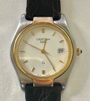 Montre Certina DS Quartz Gold plated 10G