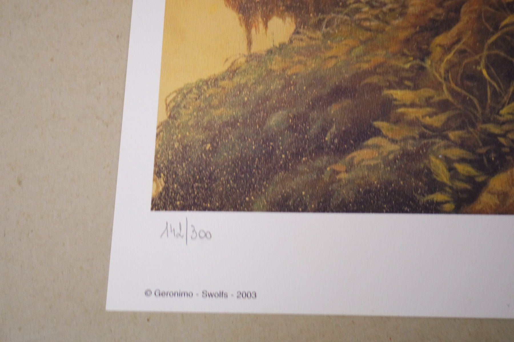 Fumetti: SÉRIGRAPHIE DE SWOLF  (LEGEND) NUMEROTÉE, SIGNÉE – Usato da Avenches venduto da WEBHobby 2