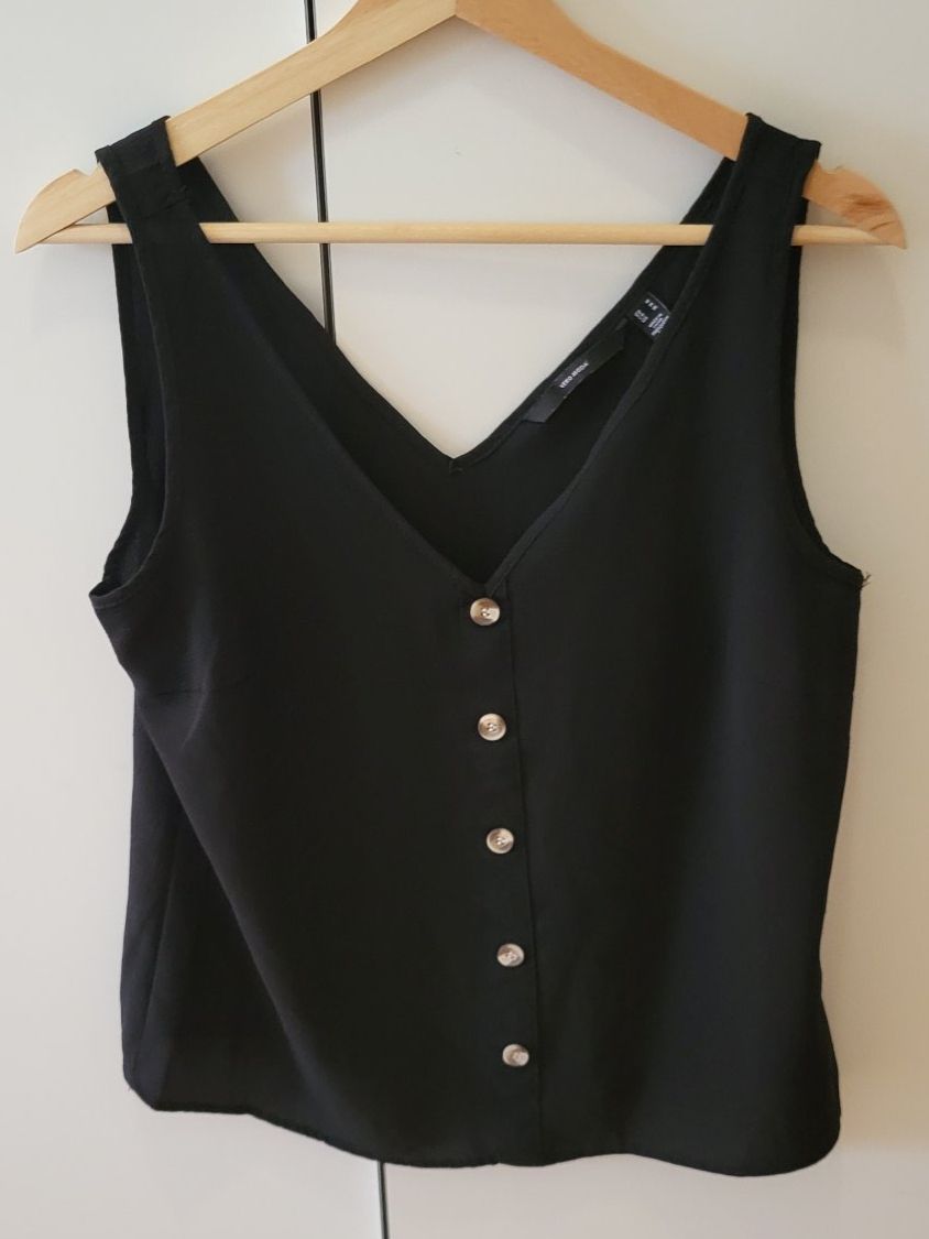 Vero Moda Top: Top mit Knopfleiste von Vero Moda, Gr. M – Usato da Ipsach venduto da kgr_x77q