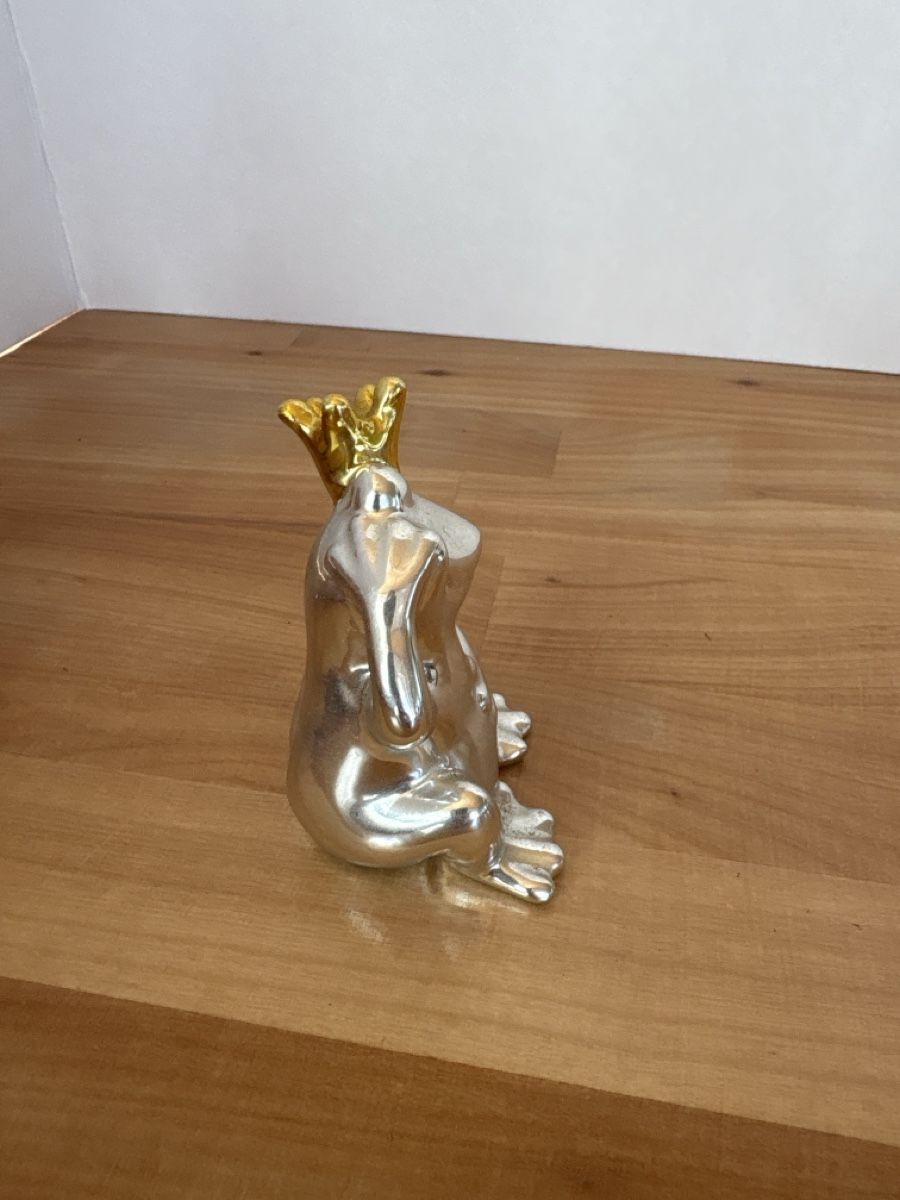 Tutte le decorazioni: Froschkönig Figur aus Keramik – Usato da Rümlang venduto da euqinom16 1