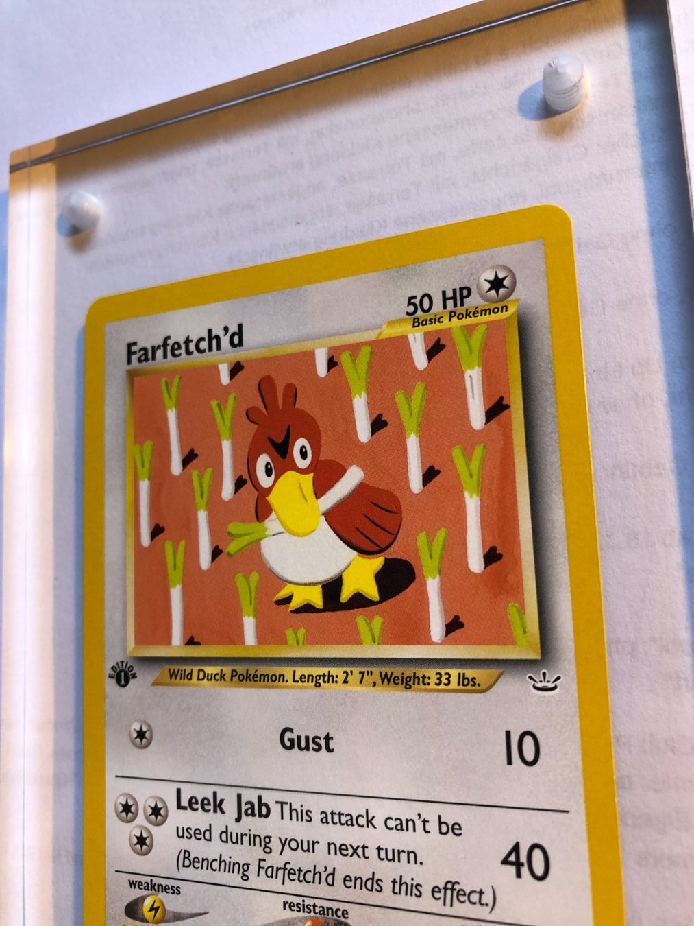 Carte collezionabili: Farfetch'd 1st Neo Revelation - MINT - ab 1.- – Usato da Giubiasco venduto da dan_pr8b 3