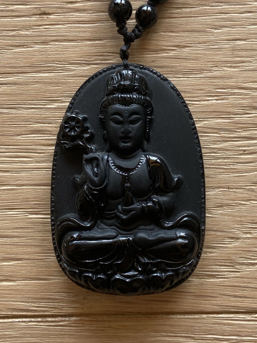 Catenine: Steinkette ONYX Kuan Yin – Nuovo (secondo la descrizione) da Kloten venduto da KimChi 1