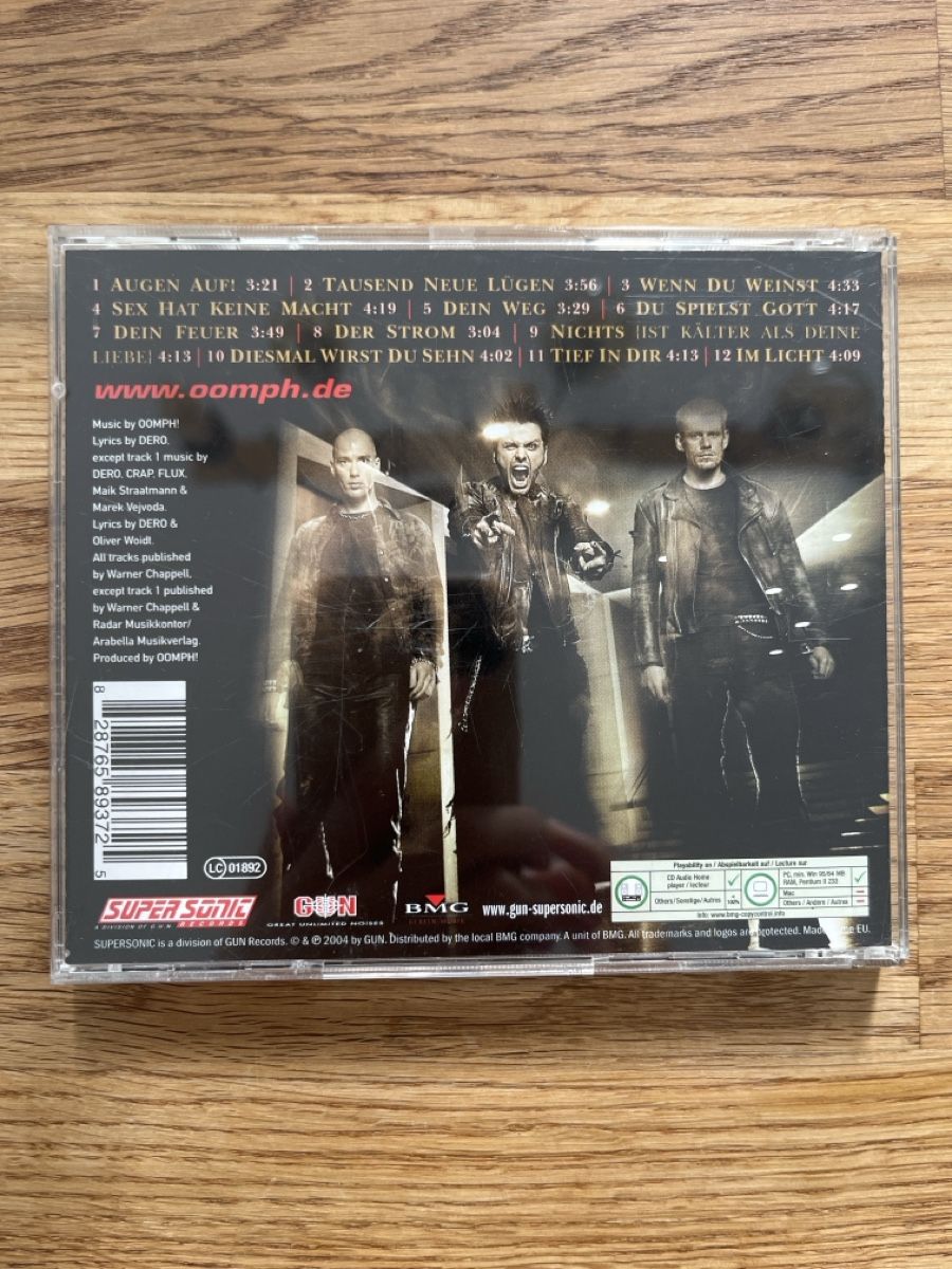 CD: OOMPH - Wahrheit oder Pflicht – Usato da Sursee venduto da abcdxyz 1