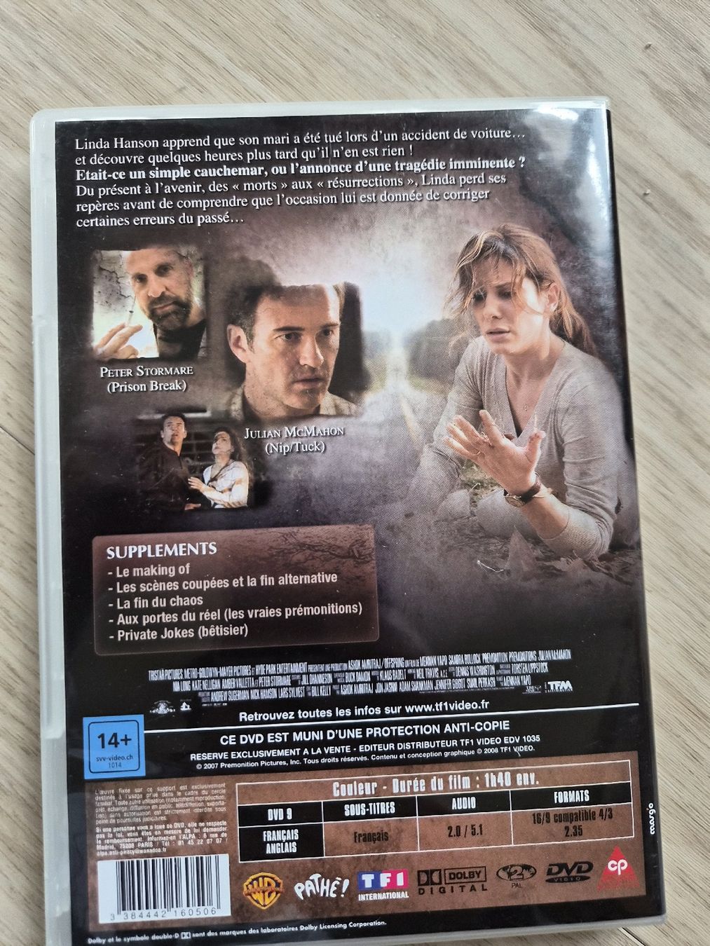 Tutti i DVDs: DVD Prémonitions - Sandra Bullock - Thriller Suspense – Usato da La Joux FR venduto da car_ck96 2