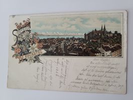 Ansichtskarte Litho Souvenir de Neuchâtel R28