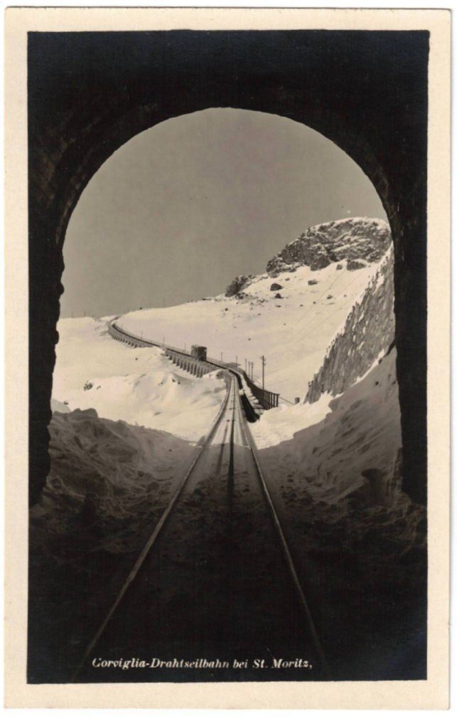 Cartes postales: St. Moritz - Standseilbahn Corviglia – D'occasion à Binningen par Mountainrider