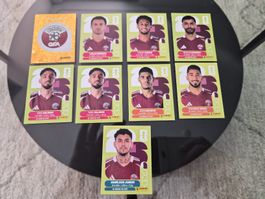 WM 2026 Panini Sticker Qatar Nationalteam 9 Stk. 
