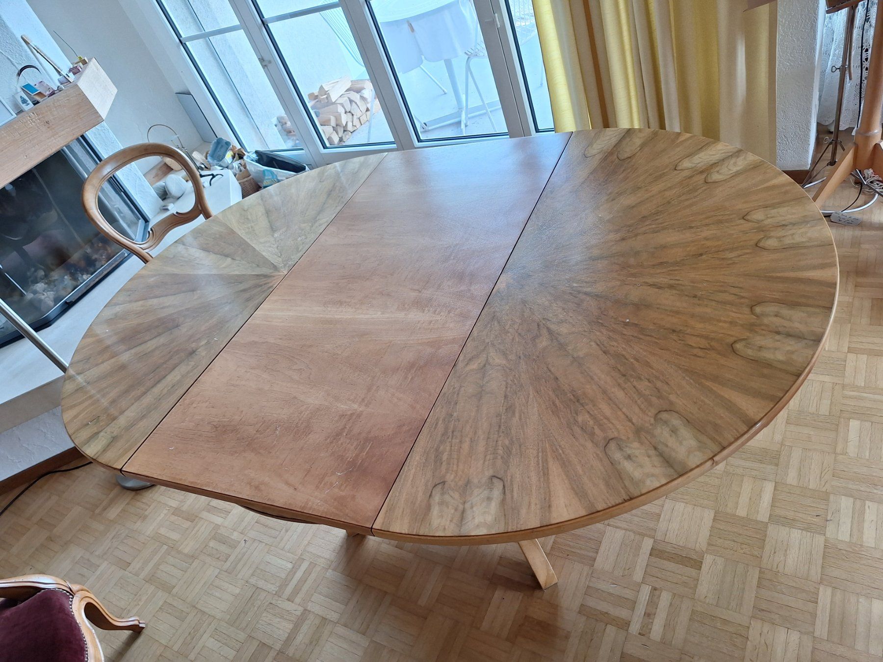 Tables: Runder Ausziehtisch aus Holz – D'occasion à Zollikofen par jan_rv69 2