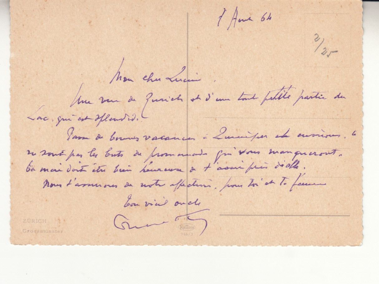 Cartoline postali: Zürich 1964 – Usato da Bürglen TG venduto da StampGraf 1