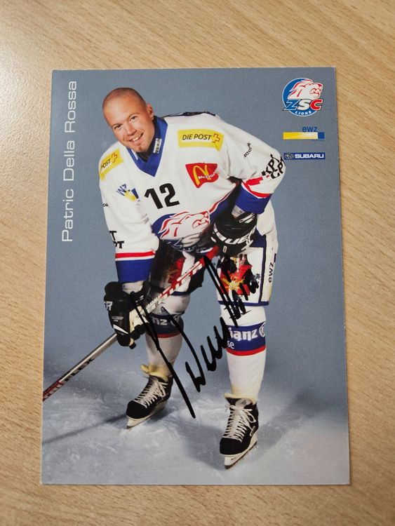 Autogrammkarte Patric Della Rossa ZSC Lions Zürich Eishockey | Kaufen