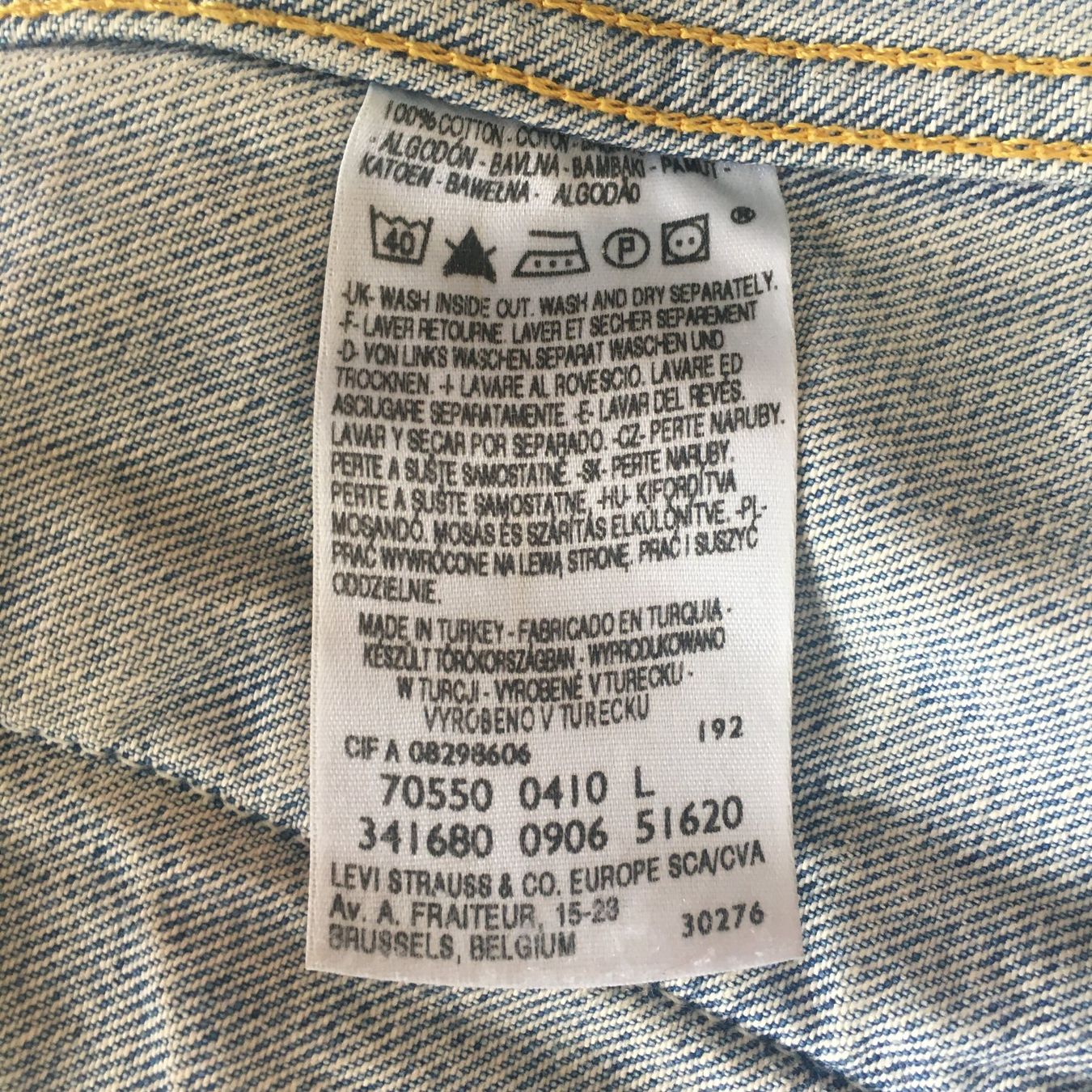 Levi's Giacche: Jacket Levi's Trucker Type III Blue Men L – Usato da Genève venduto da ang_7j7j 3