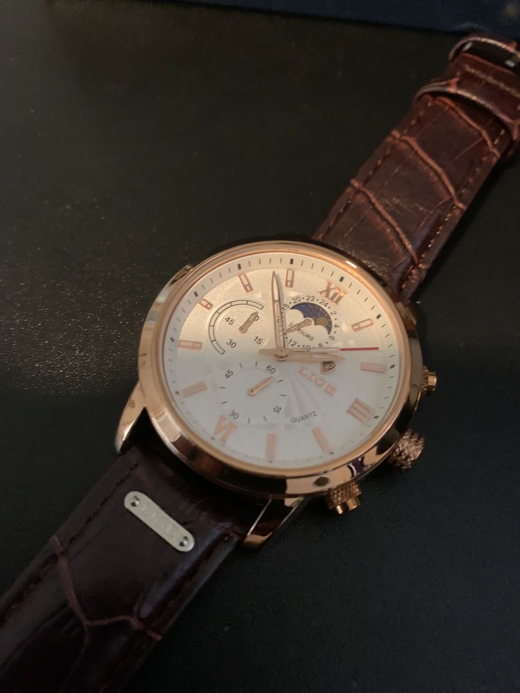 Orologi: Uhr Lige – Nuovo e nell'imballaggio originale da Bettlach venduto da Windows1020
