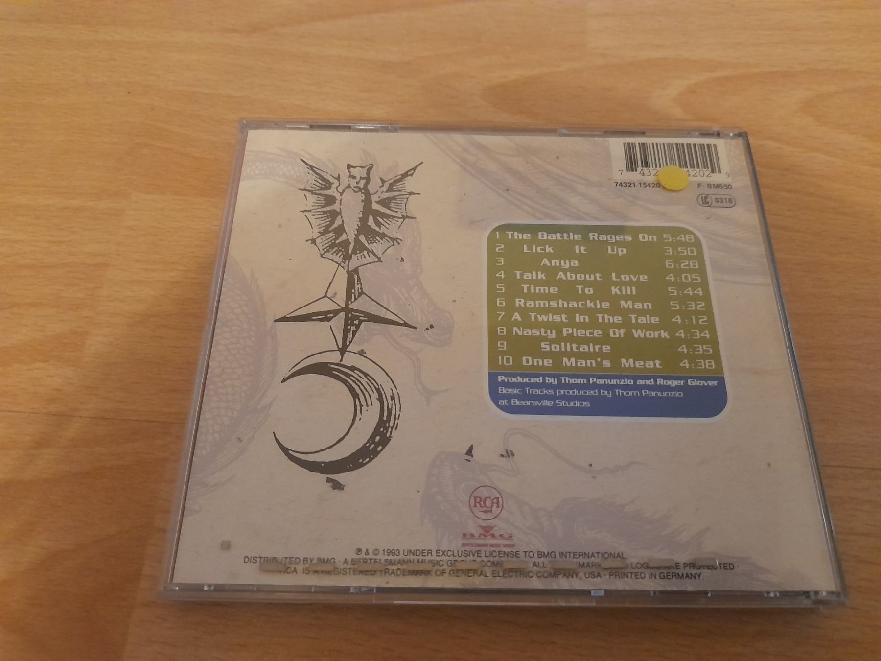 CDs: CD Deep Purple The Battle Rages On – D'occasion à Lustmühle par chevi03 2