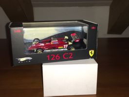 F1 Ferrari 126 C2 G. Villeneuve 1/43 GP Imola 1982