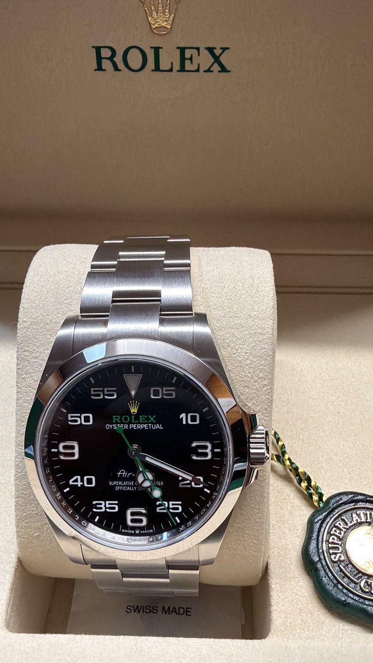 Rolex Montres: Roleyx Air-King 2026 mit Box und Papieren - letzter Preis – D'occasion à Vättis par jaeger_74