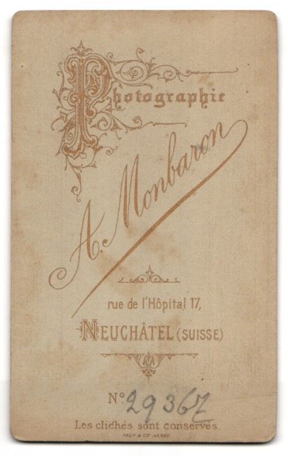 Fotografie & Manifesti: Fotografie A. Monbaron, Neuchâtel, rue  – Usato da Berlin venduto da bartko-reher 1