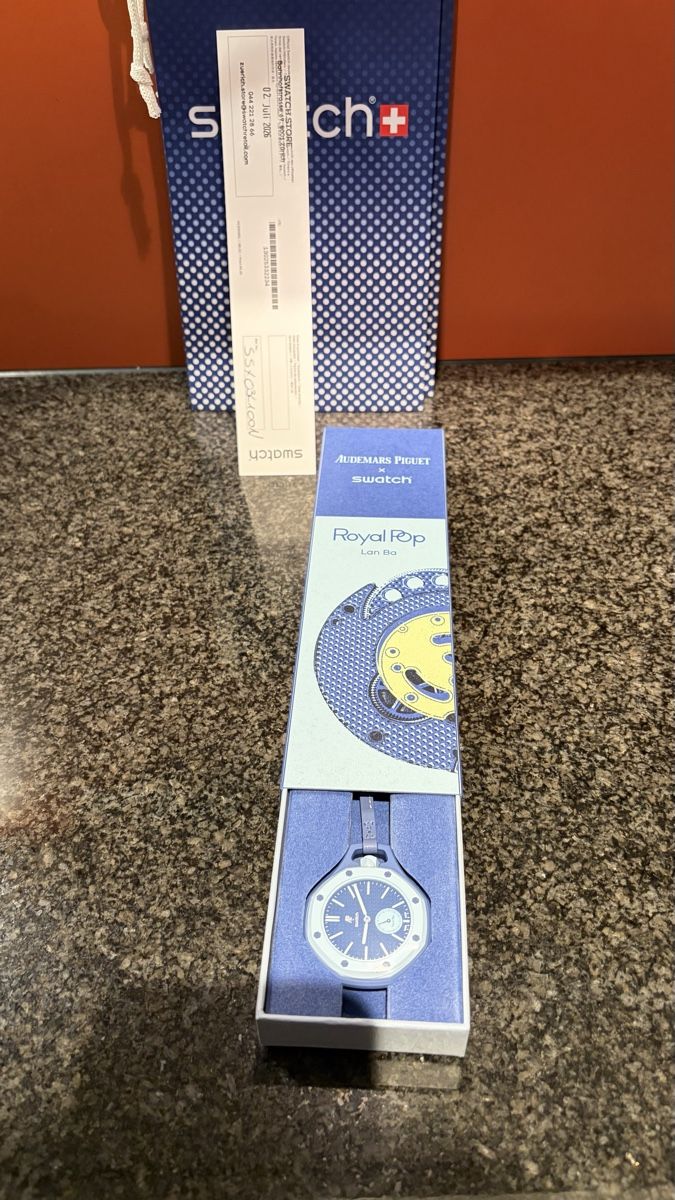 Swatch Uhren: Swatch x Ap Royal Pop Lan Ba – Neu und originalverpackt aus Buchs ZH von sla_cy9h 2