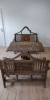 3er Set-Asiatische Sitzgruppe Holz - Unikat!