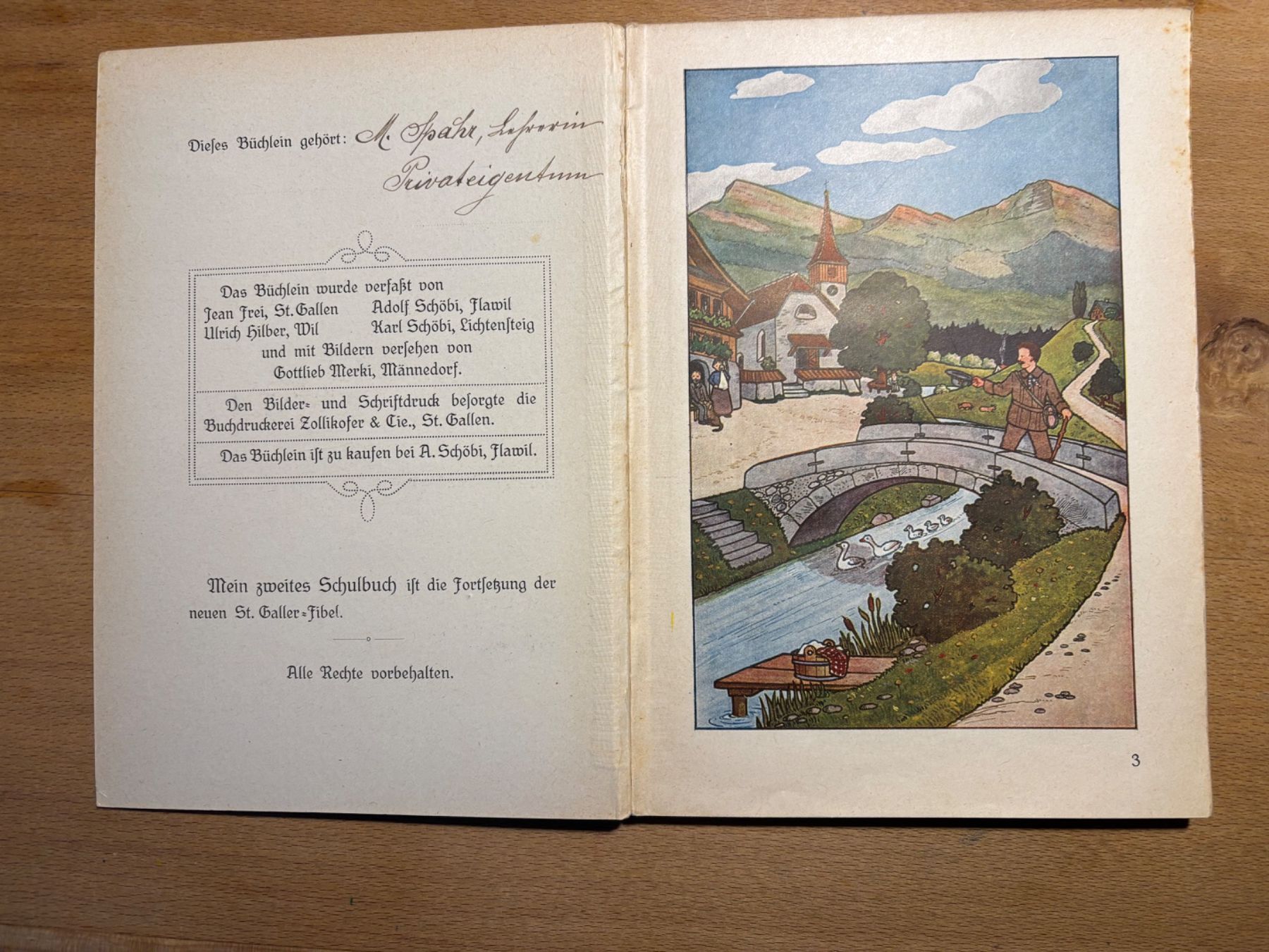 Libri: Mein zweites Schulbuch / ca. 1914 – Usato da Langenthal venduto da Riccardamax 2