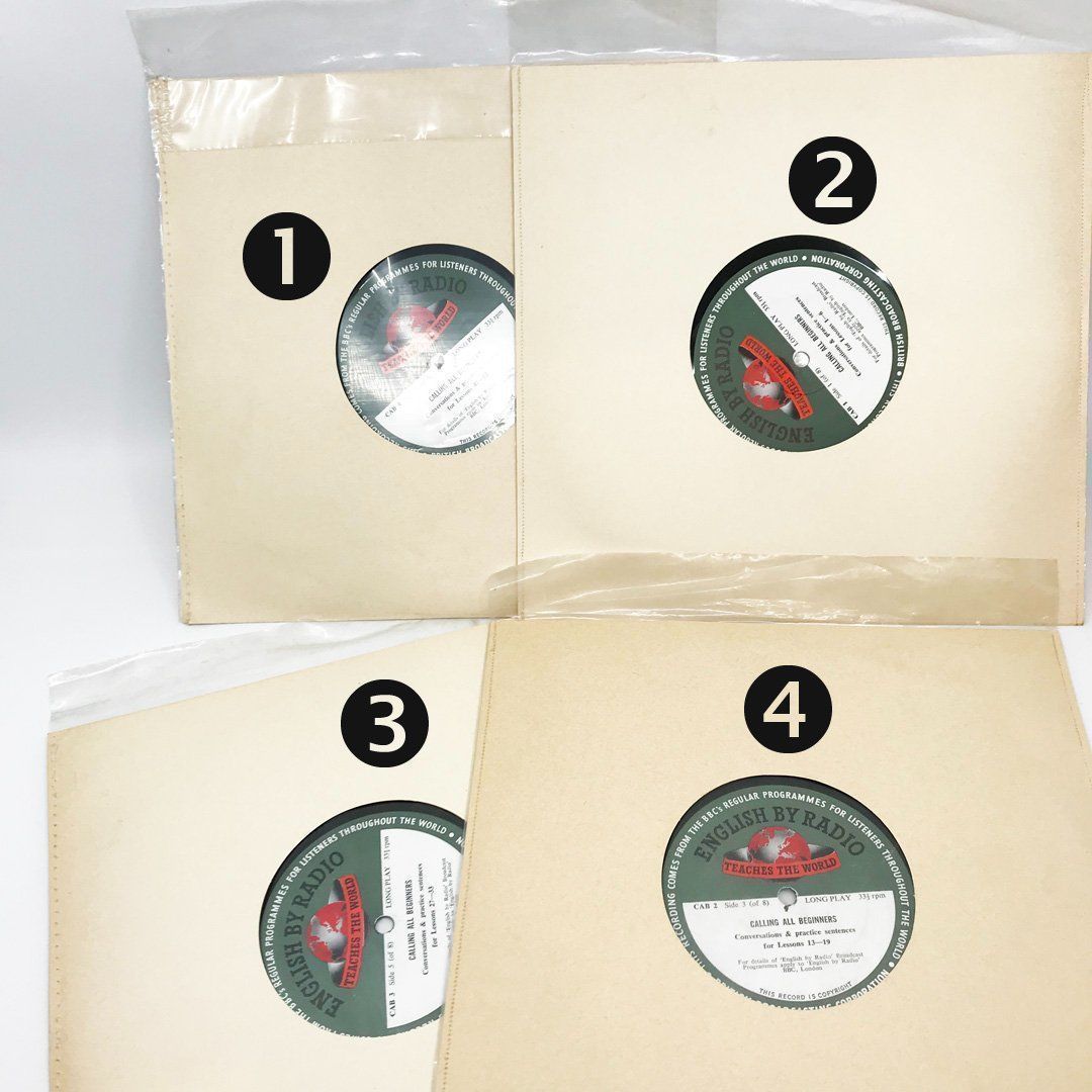 Dischi in vinile: Vinyl CALLING ALL BEGINNERS / Schallplatten, 4 Stück / BBC – Usato da Schönenbuch venduto da rote-tomate 6