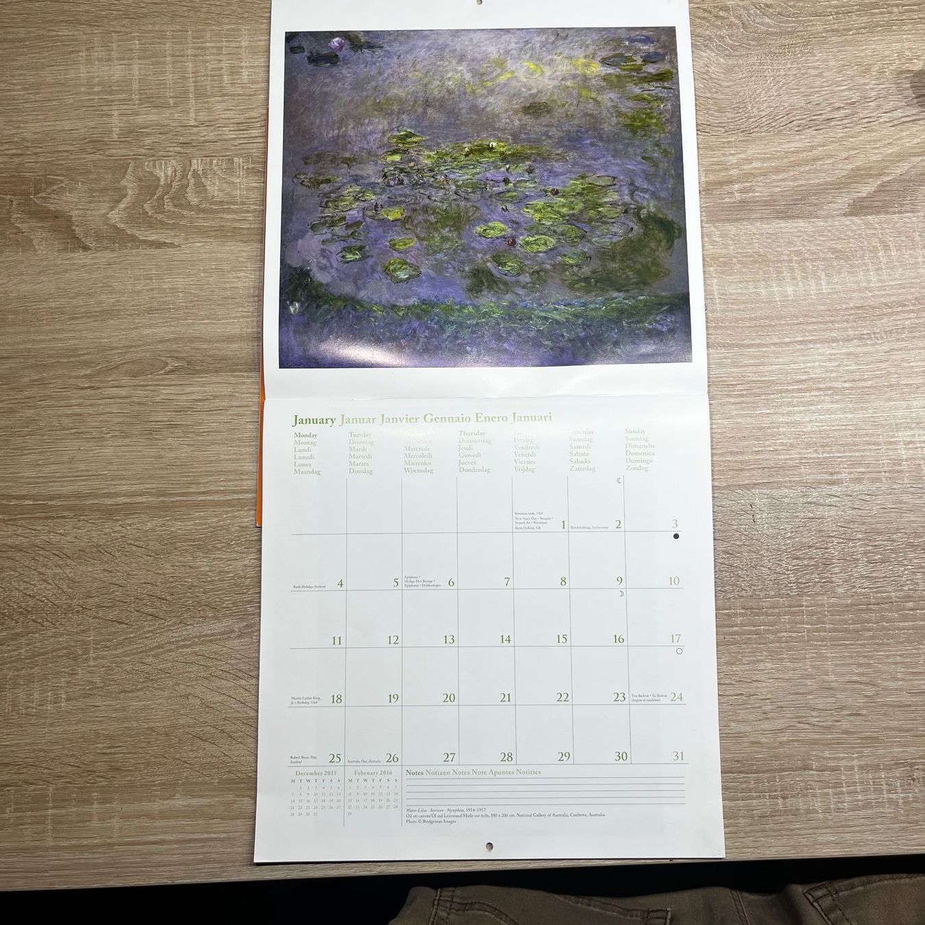 Calendari: Kalender Claude Monet 2016 – Nuovo (secondo la descrizione) da Muttenz venduto da gH5613 3
