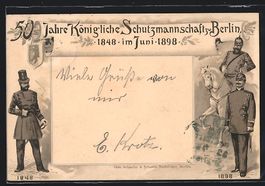 Litho Berlin, Festpostkarte 50 Jahre K