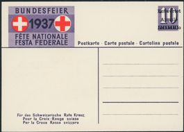 1937 - Pro Patria - Bundesfeierkarte - Entwertet