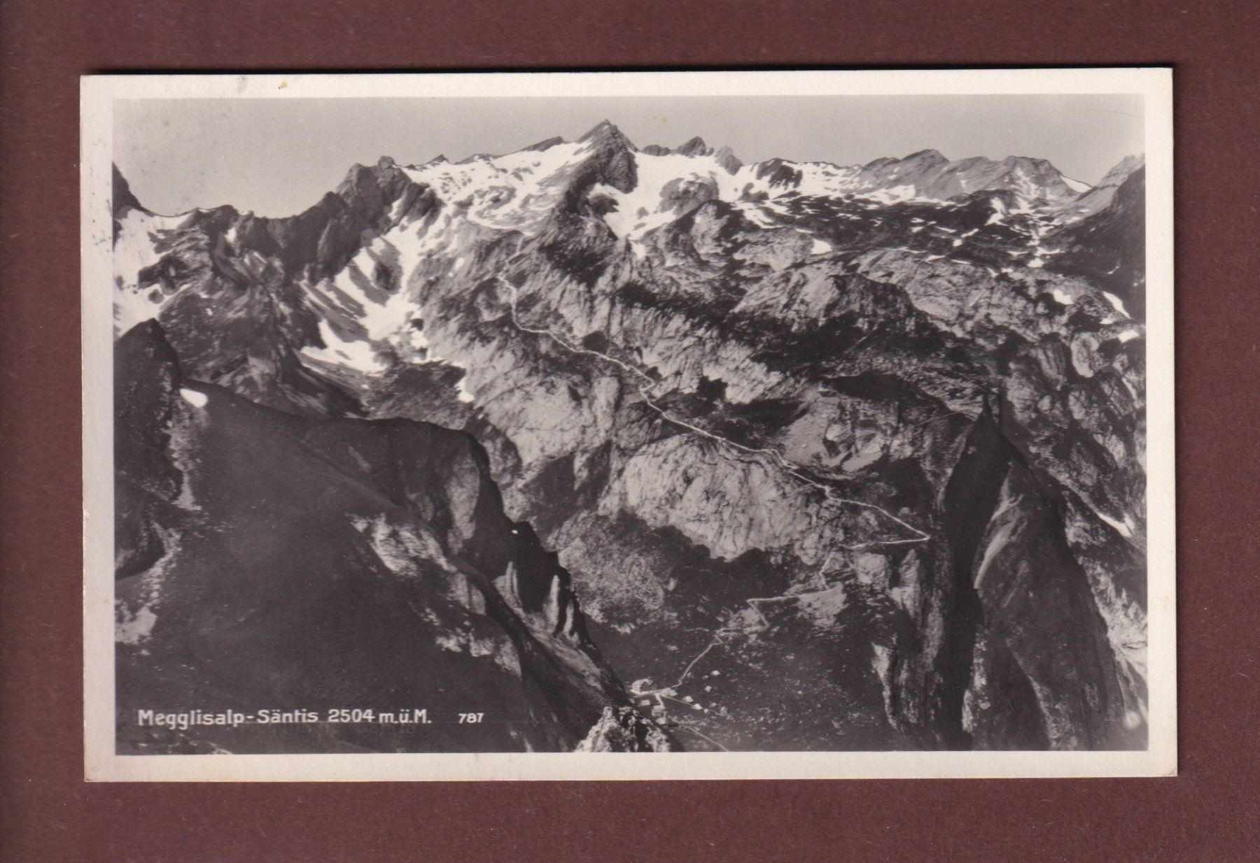 Cartes postales: MEGLISALP - Säntis - 1944 – D'occasion à Pully par nicecards-shop