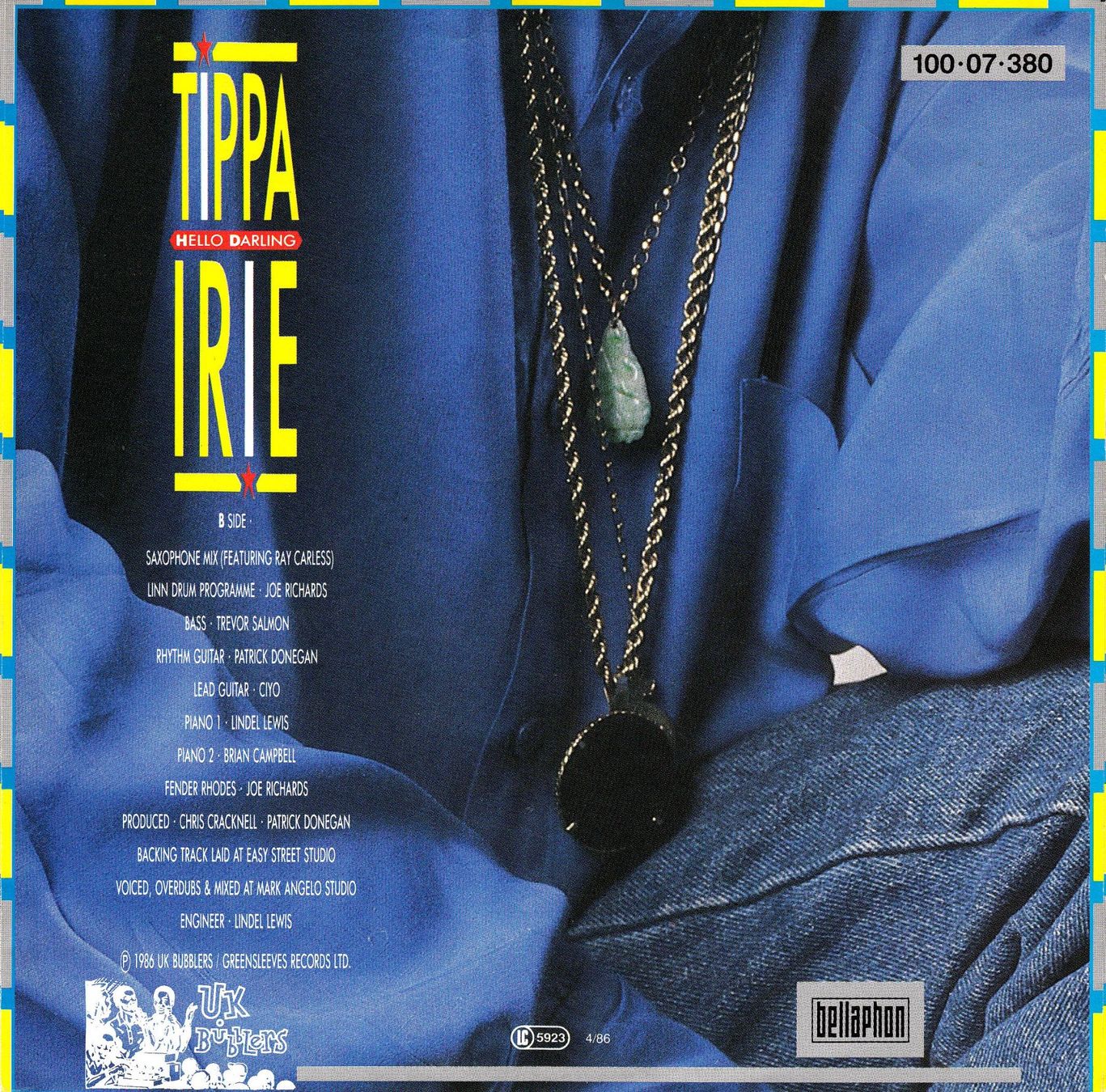 Dischi in vinile: Tippa Irie Vinyl Single von 1986 – Usato da Volketswil venduto da Abcrecords 1
