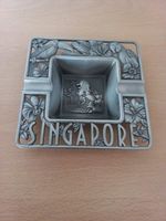 Aschenbecher Singapore aus Metall quadratisch neu