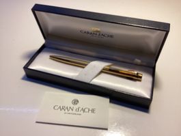 Vintage  Caran D‘Ache "GOLD PLATED 2-FARBENSTIFT“ mit Box