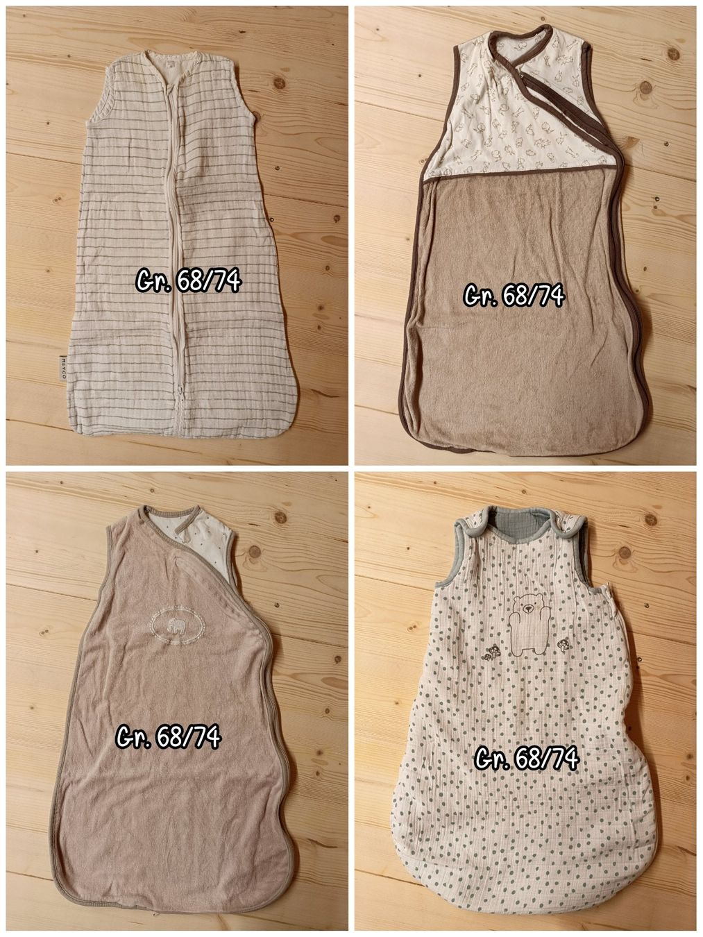 Lotti & Set di vestiti: Baby Schlafsäcke div. Grössen, 8 Stk. – Usato da Steinen venduto da Jules_Sch