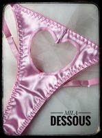 Hochwertiger Sexy Herz Cut Tanga Zart Rose Art. 92.  🟡M🟡