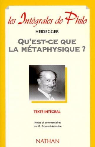 Libri: Qu'est-ce que la métaphysique ? – Usato da Neuchâtel venduto da Dualseele