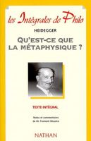 Qu'est-ce que la métaphysique ?