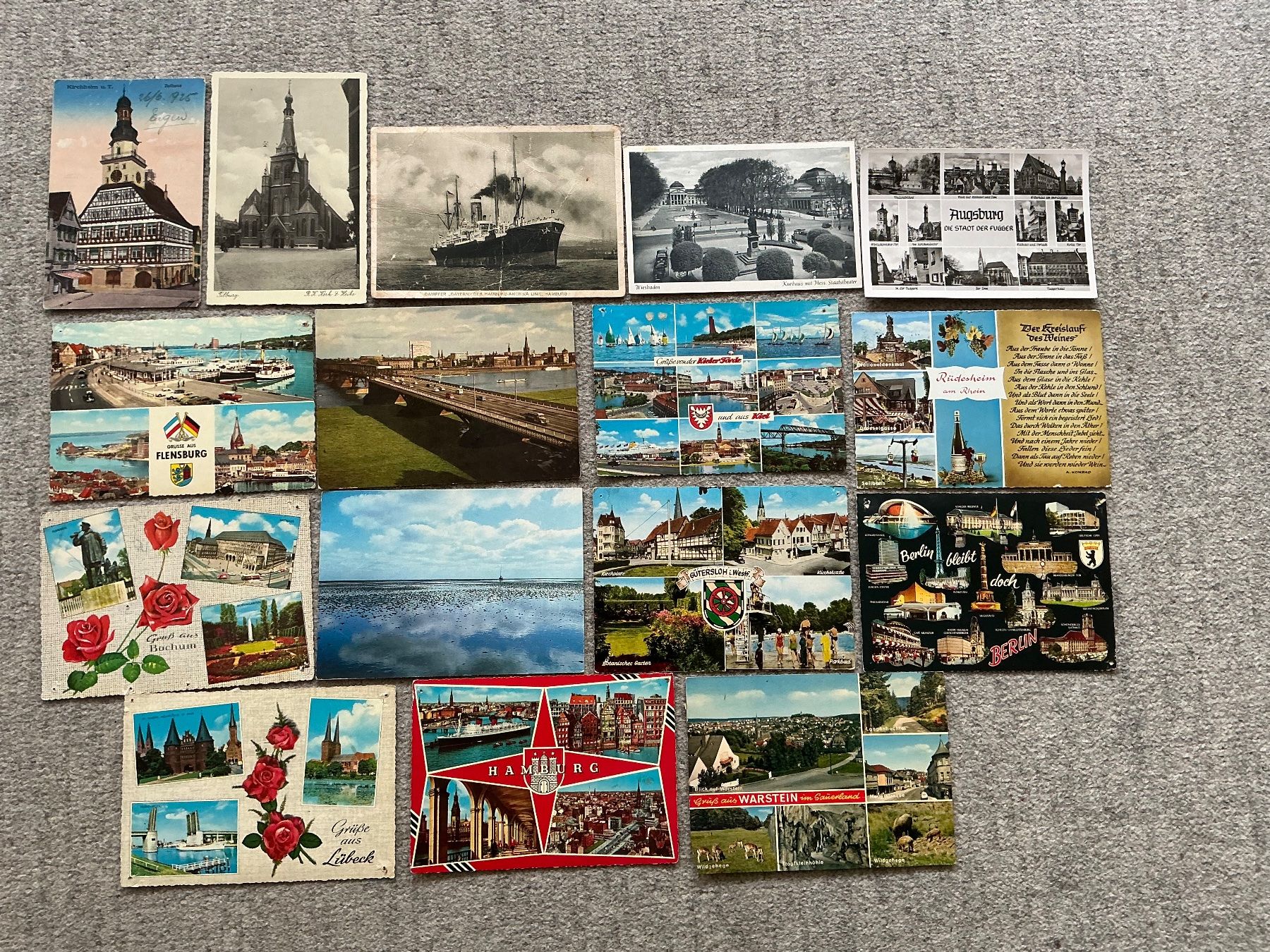 Cartoline postali: 16  alte Ansichtskarten, Deutschland – Usato da Jona venduto da Jancy60