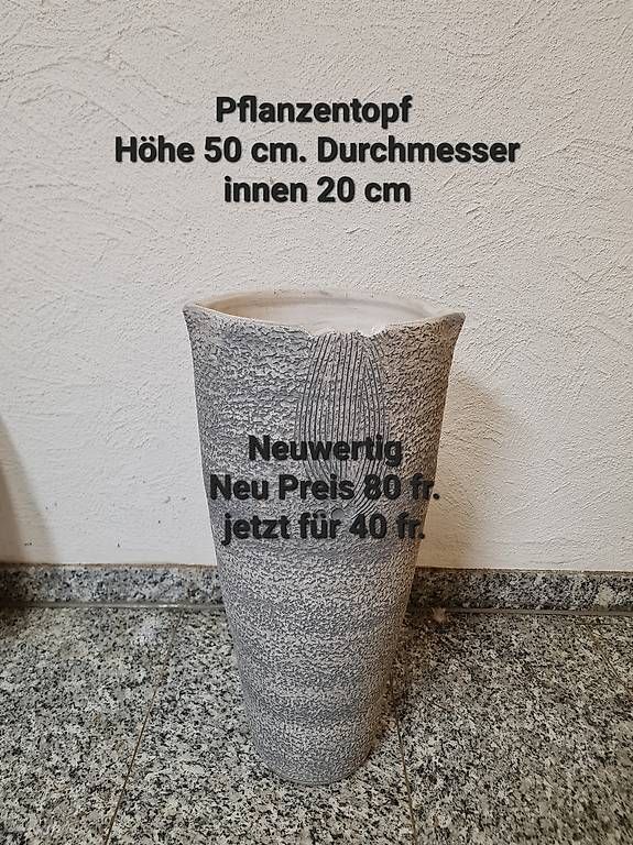 Vasi per fiori: Hoher Pflanzentopf – Usato da Kriens venduto da LotusOase 4