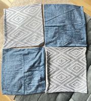 4 x Sofa Kissenbezüge (45cm x 45cm)